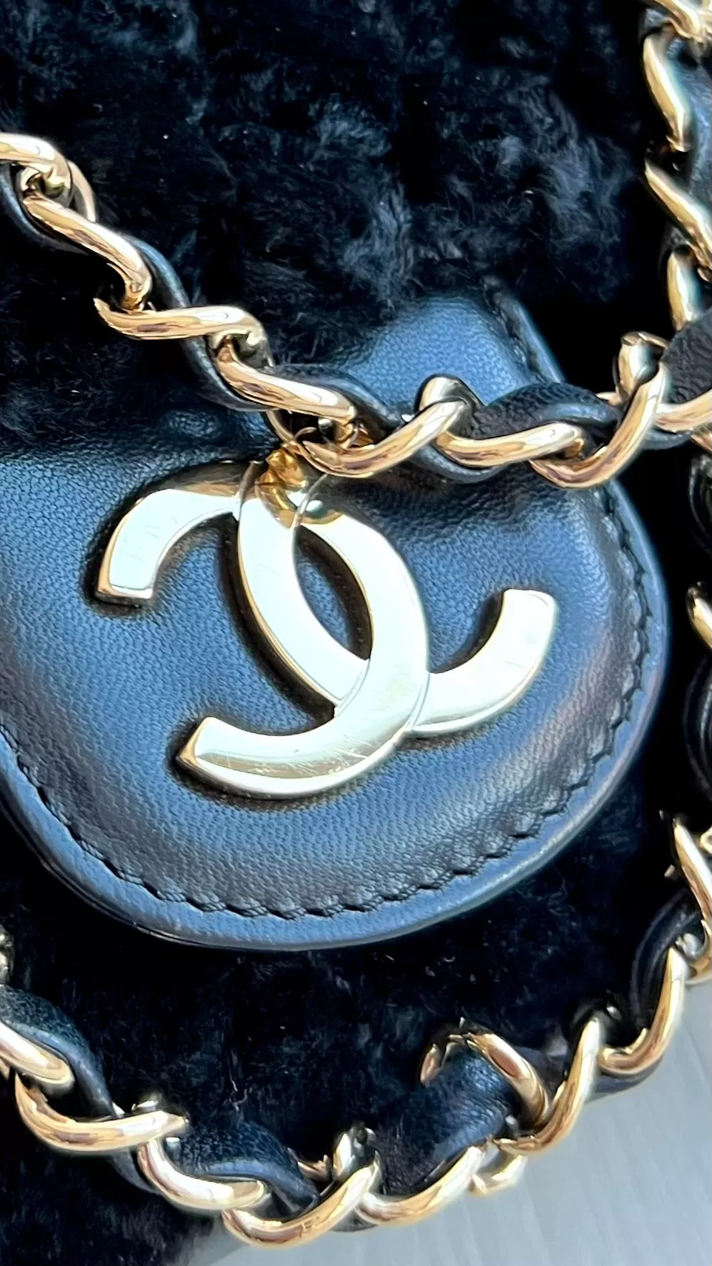 Chanel Rabbit Fur Flap Bag