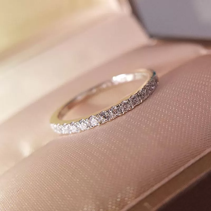 Chic Half Eternity Stackable Band