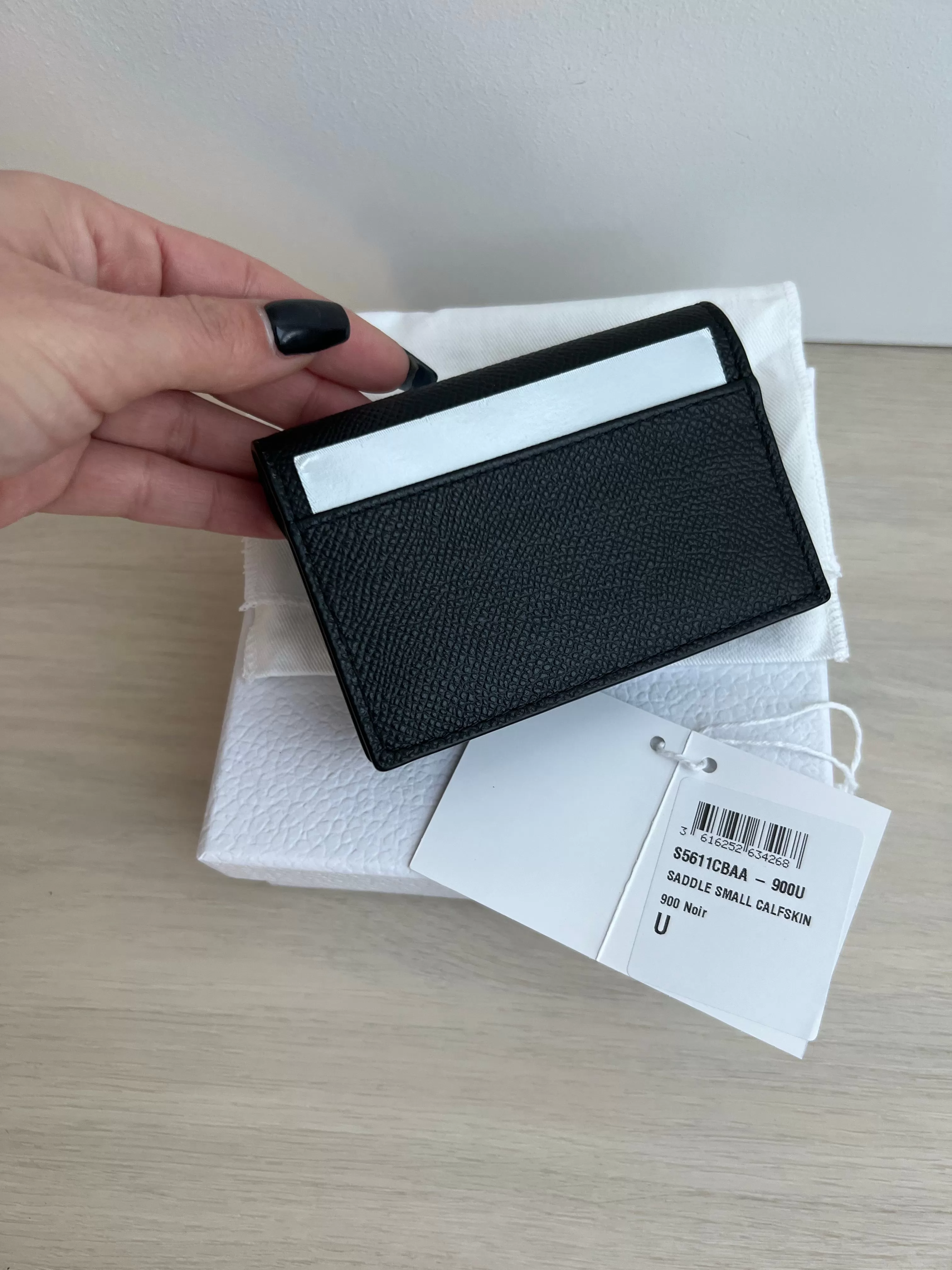 Christian Dior Saddle Flap Card Holder