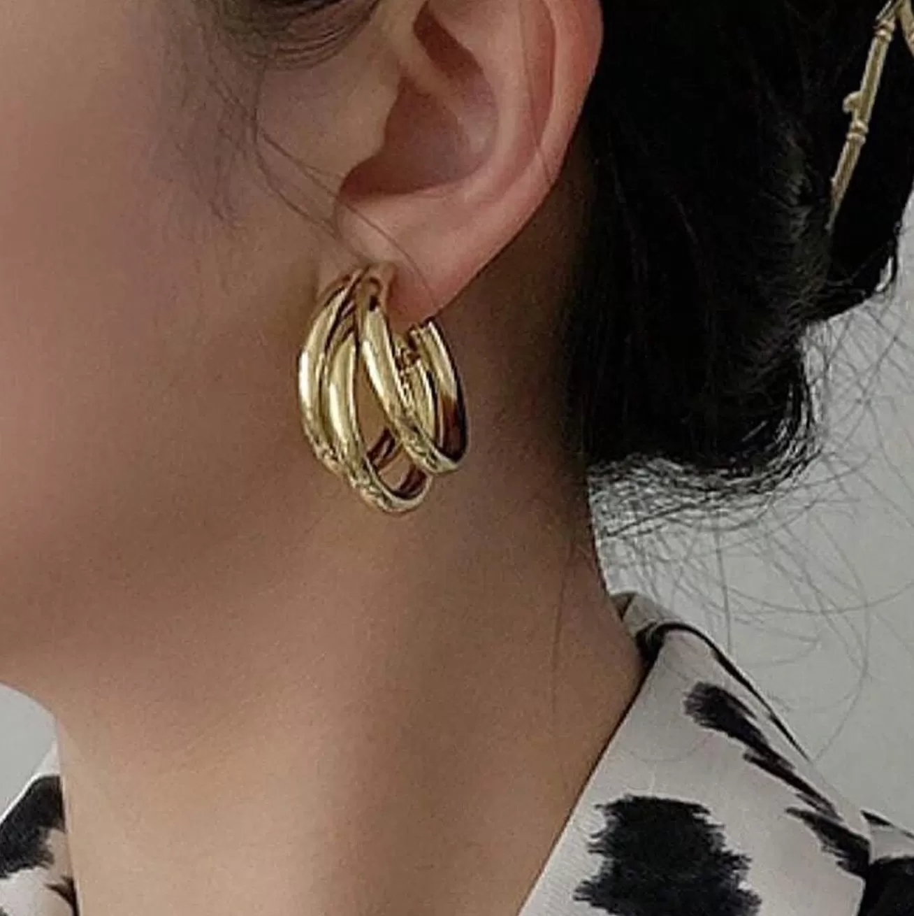 Chunky Gold Earrings