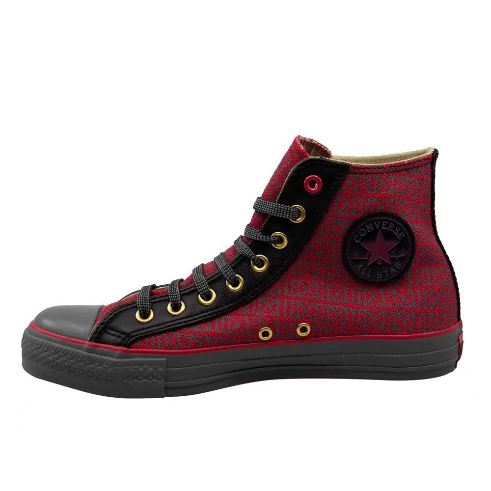 Converse RED Chuck Taylor All Star Mens Burgundy Plimsolls