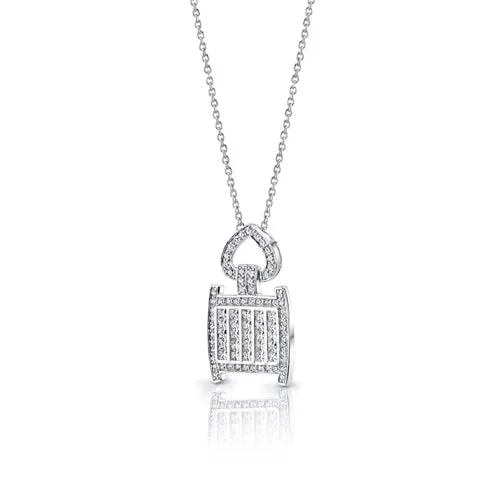 Cubic Zirconia Pendant Sterling Silver