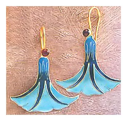 Dancing Lady Screw Back Earrings