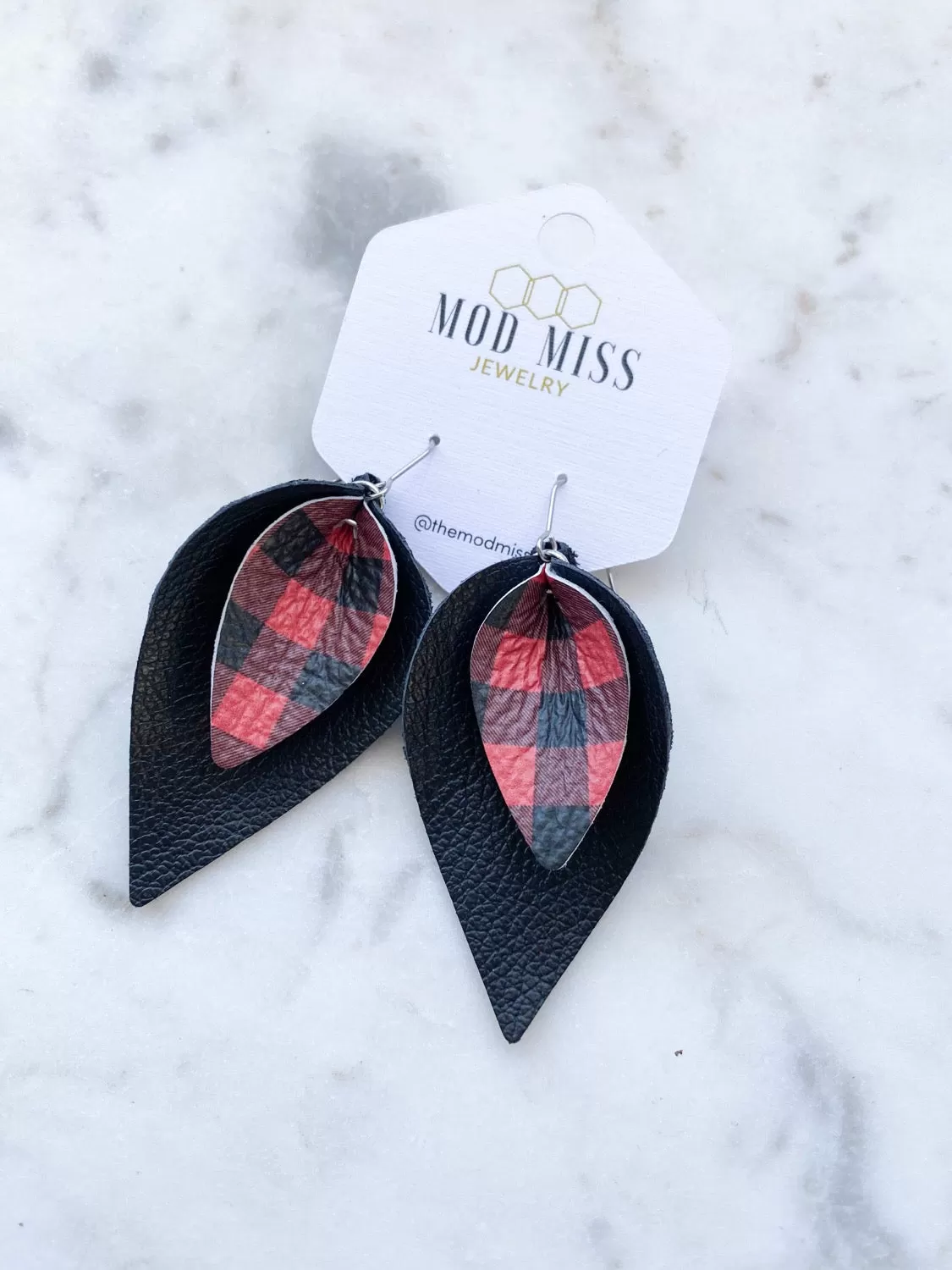 December 2021 {KRIS KRINGLE} Stacked Petal Earrings {Pre-Order:  Ships First Week of December/Please Order Separately/Orders Are NOT Split Up!}