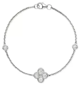 Diamond Clover Bracelet