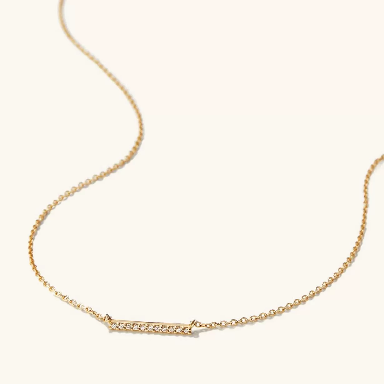 Diamonds Line Necklace