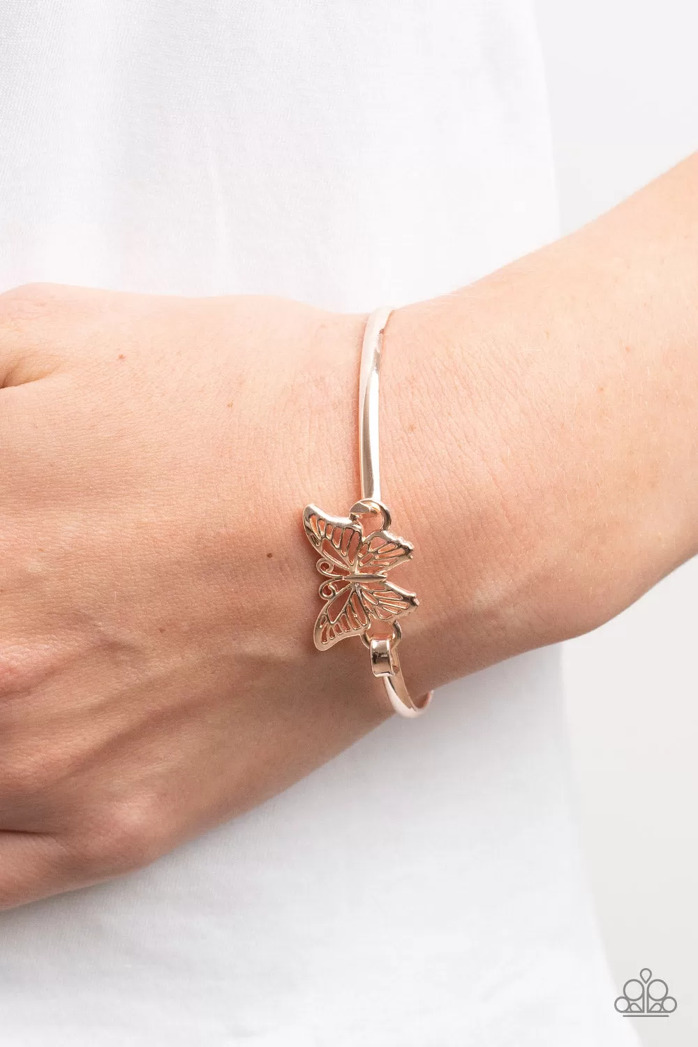 Did I FLUTTER? - Rose Gold Bracelet