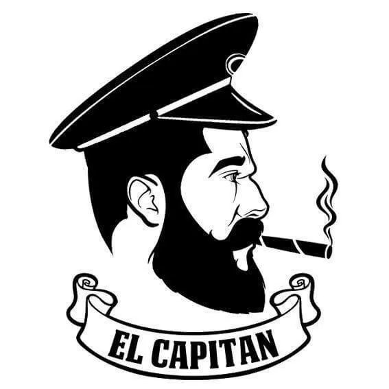 El Capitan Logo Sticker