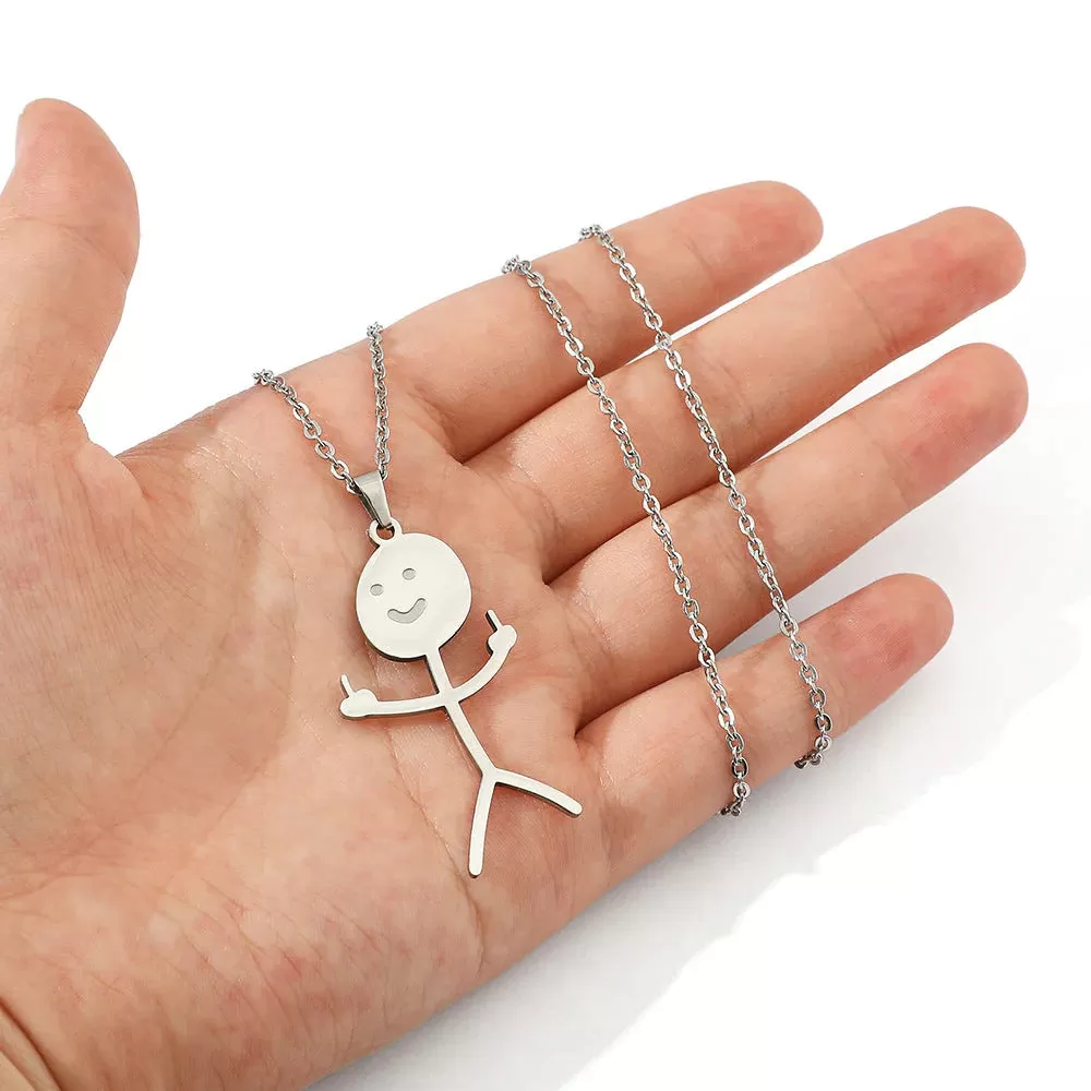 Elegant Emoticon Necklace