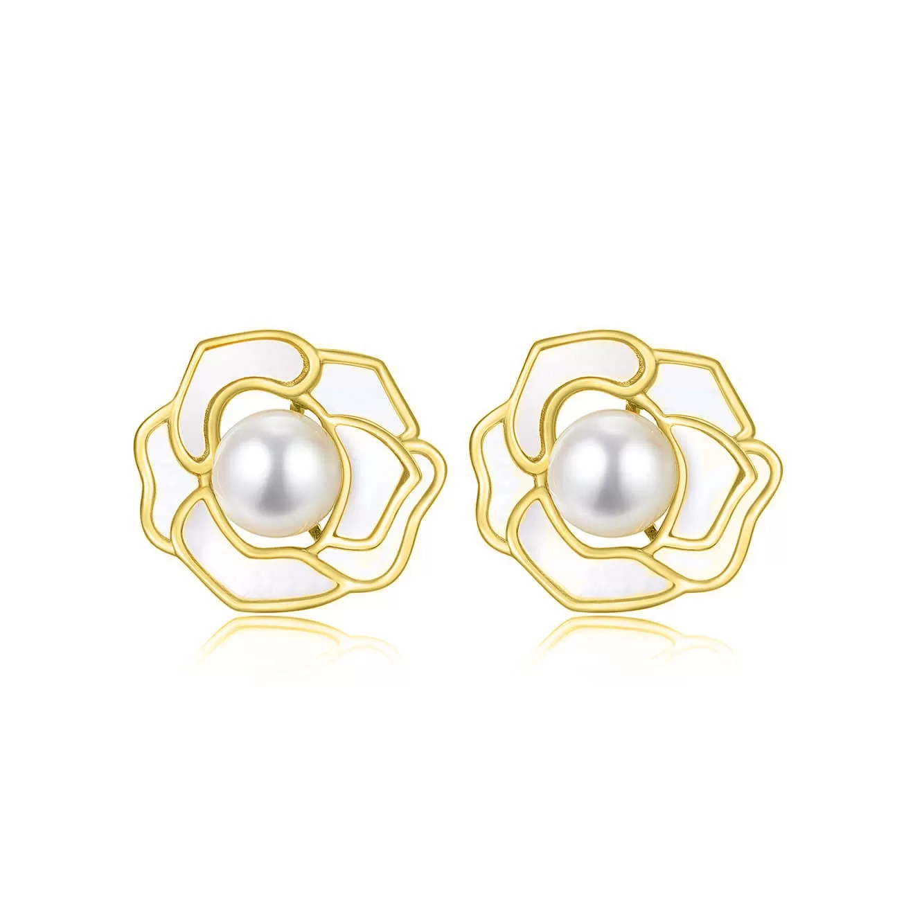 Elegant Freshwater Pearl Earrings WE00373 | GARDENS