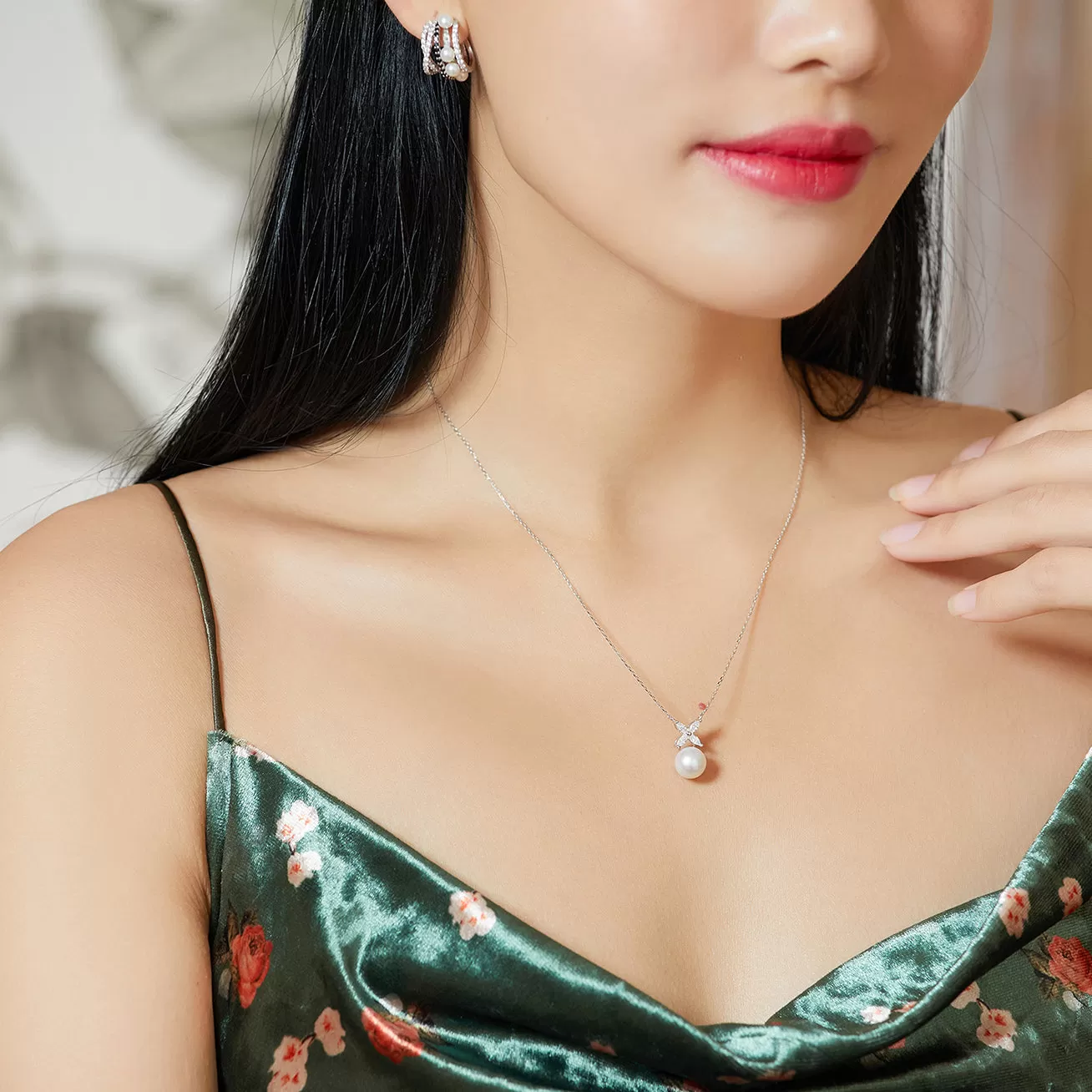 Elegant Freshwater Pearl Necklace WN00315| EVERLEAF