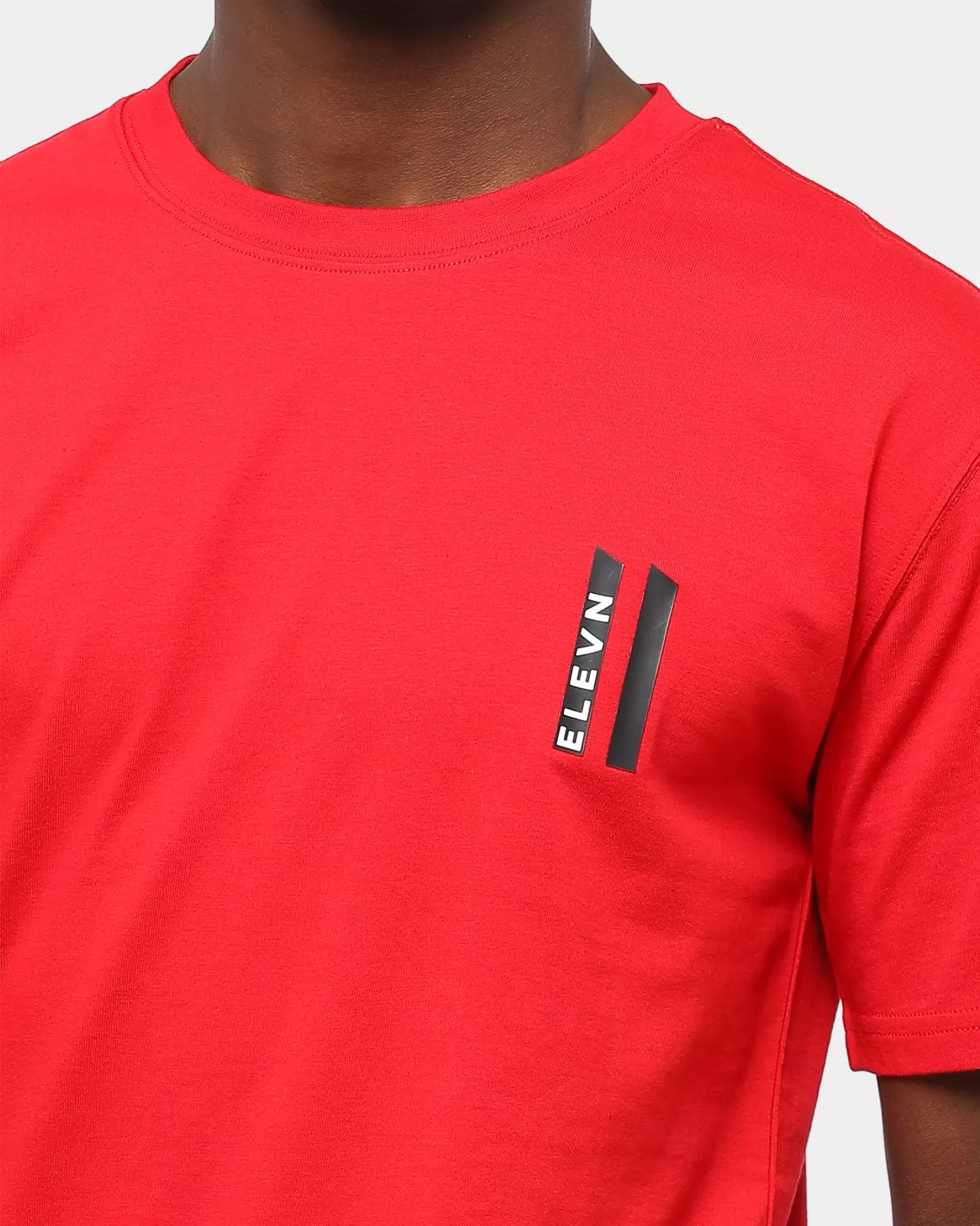 Elevn Clothing Co. Pillar Short Sleeve T-Shirt Red