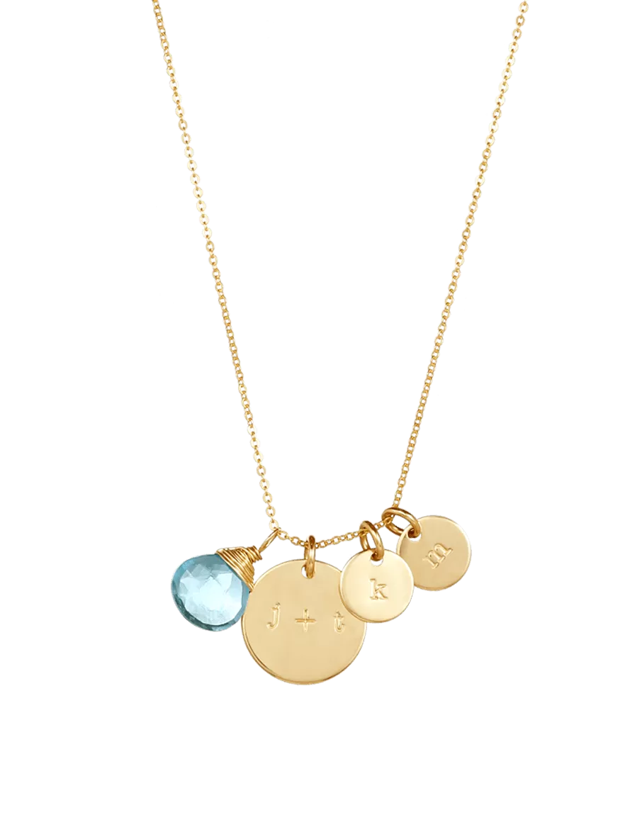 Family Disc Necklace