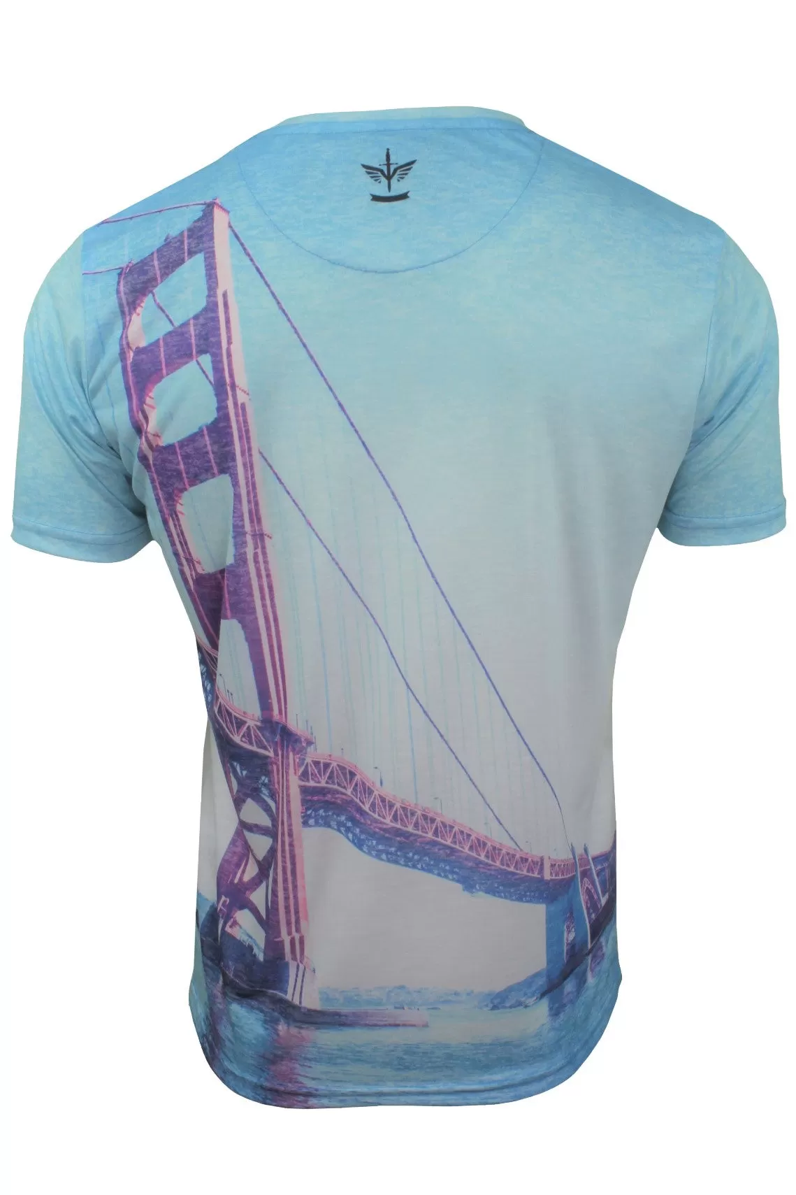 Firetrap Mens T-Shirt  'Sunny Tee' USA City Print