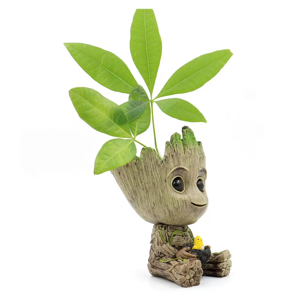 Flower Pot Planter Cartoon Figures Toy Tree Man Desktop Decorations Gift Crafts