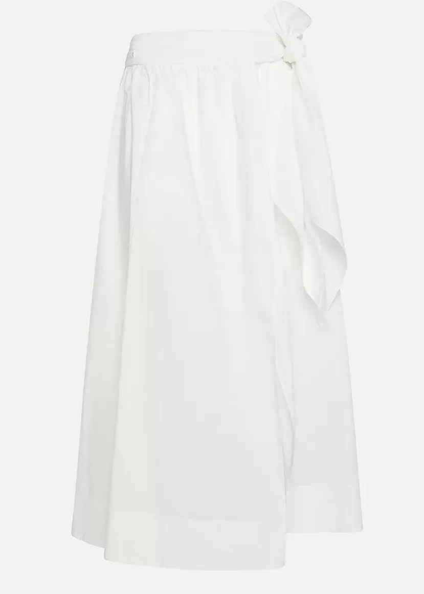 Forte Forte Skirt in Cotton Poplin White