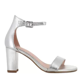 GESSIE - SILVER METALLIC LEATHER