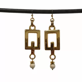 Gigi Drop Earrings - Riverstone