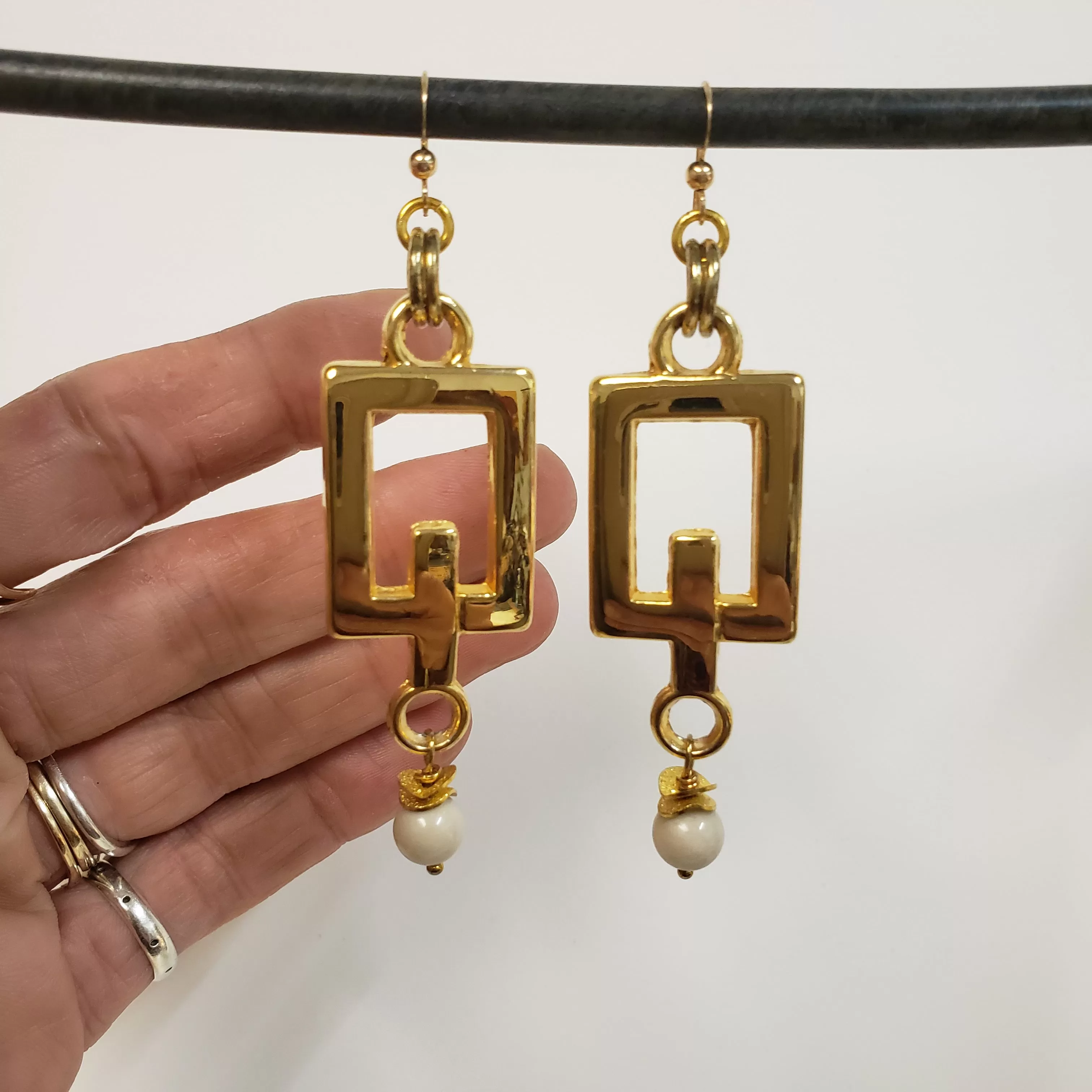 Gigi Drop Earrings - Riverstone