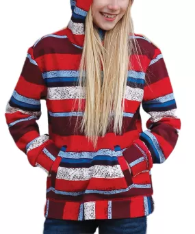 Girl's Cruel Girl Striped Hoodie