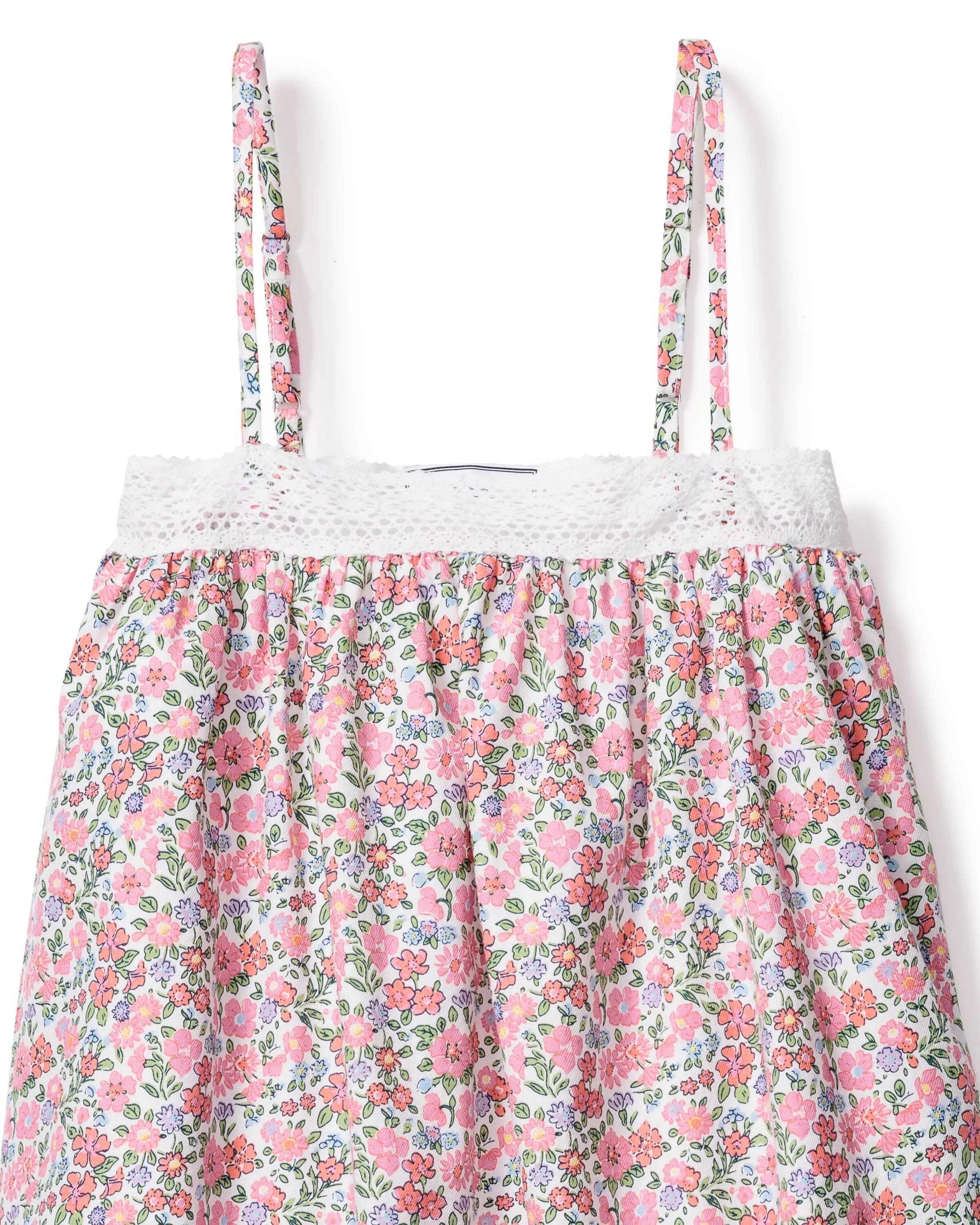 Girl's Twill Lily Nightgown | Fleurs de Rose