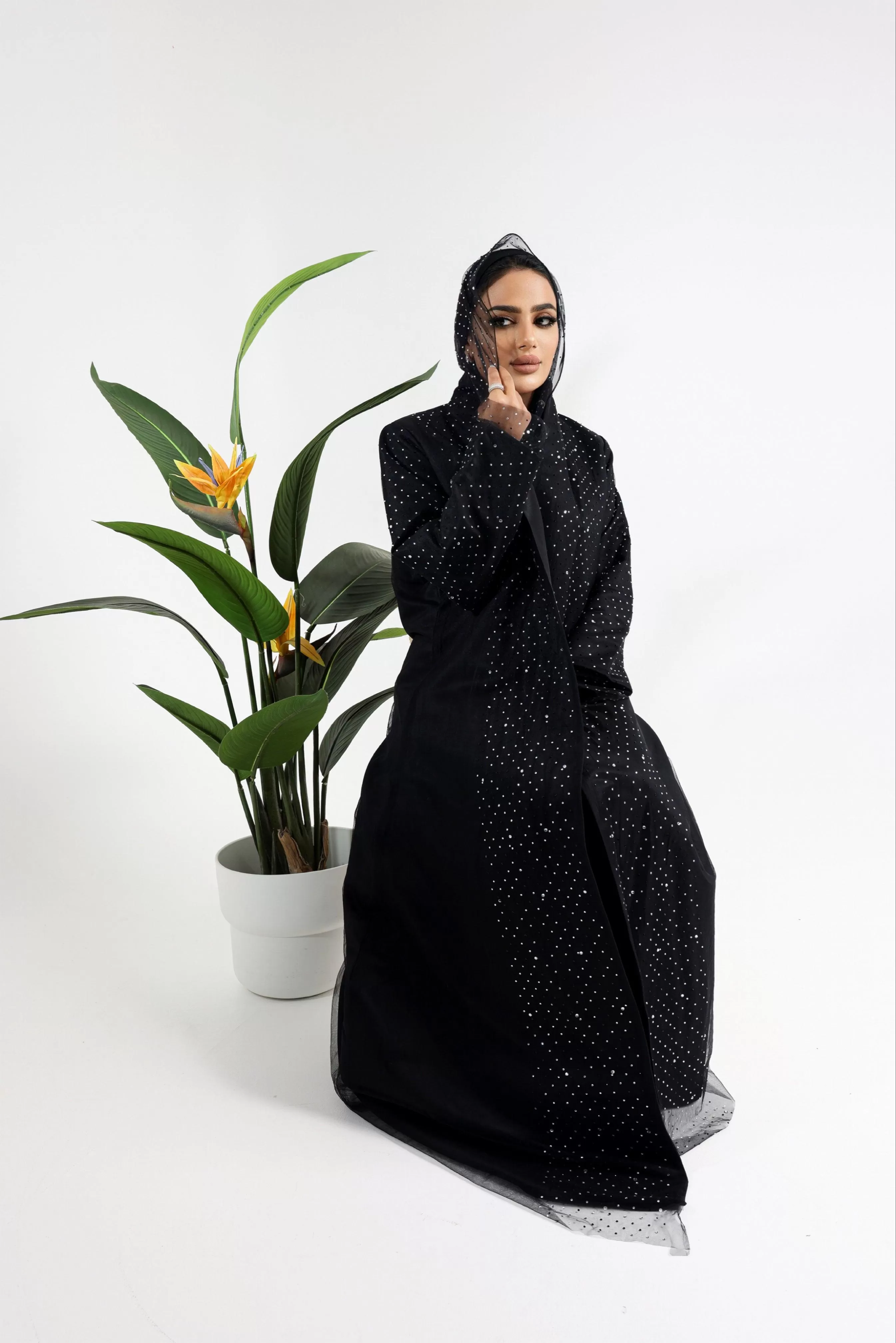 Glittery Abaya - Exclusive