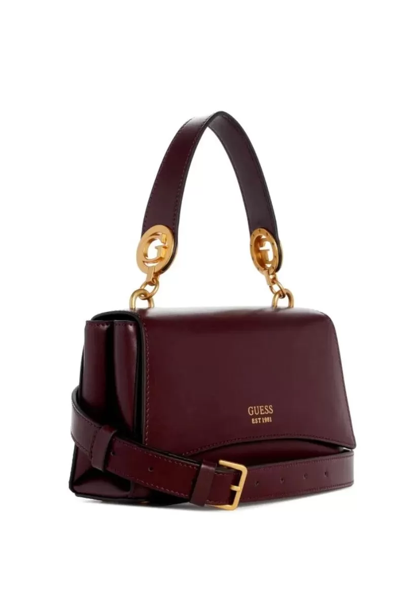 GUESS Masie Top Handle Flap Amethyst