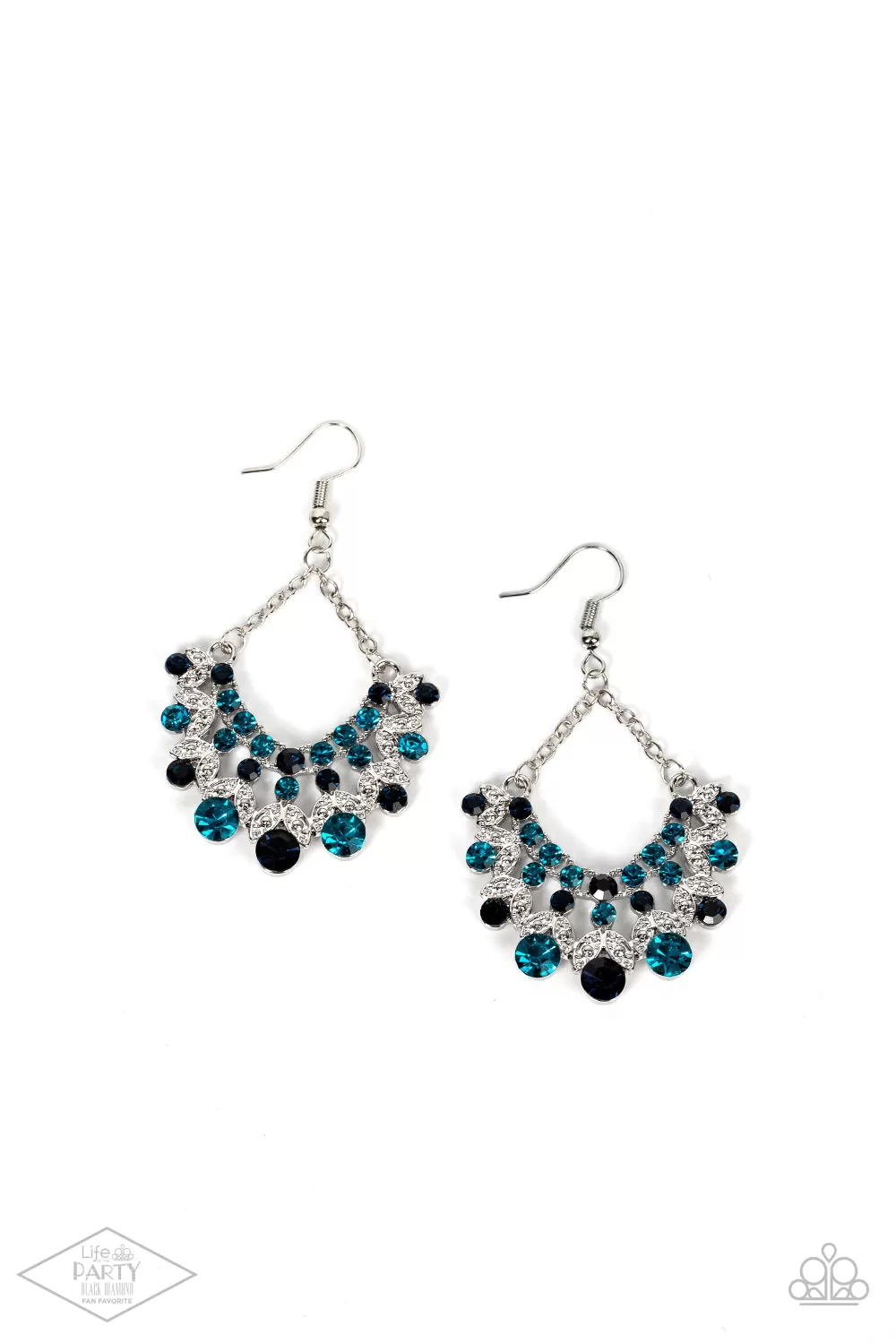 Hey, Glitter Glitter - Blue Earring