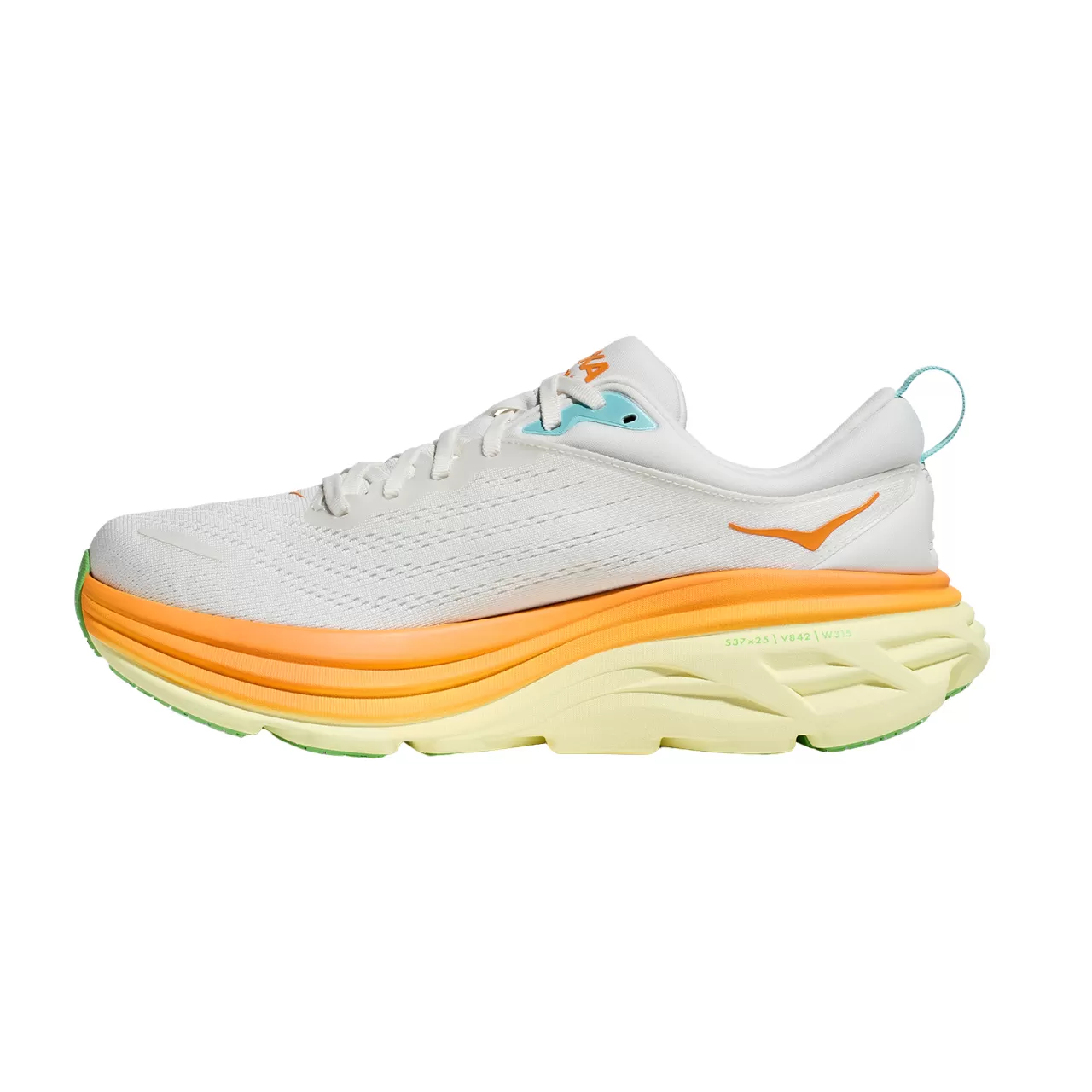 Hoka One One men's running shoe Bondi 8 1123202/BNCS sun white