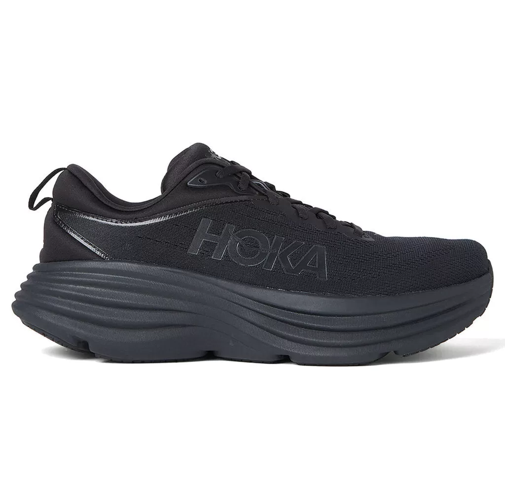 Hoka One One Womens Trainers Bondi 8 Lace-Up Low-Top Running Sneakers Textile - UK 7