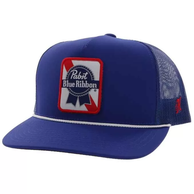 Hooey Brands Men's Pabst Blue Ribbon Patch Snap Back Cap