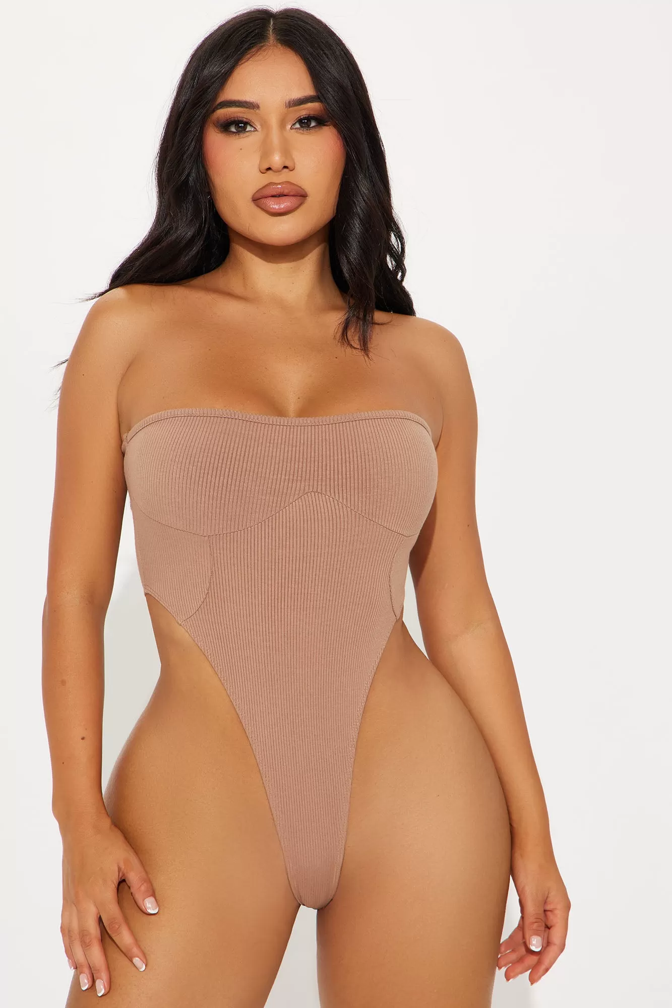 Isabelle Snatched Skirt Set - Nude