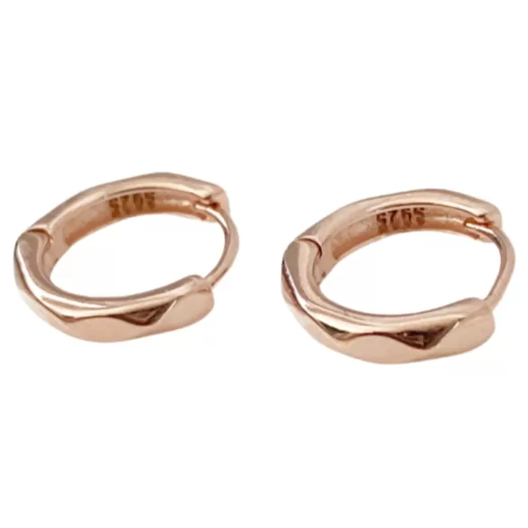 Isla Rose Gold Huggie Earrings