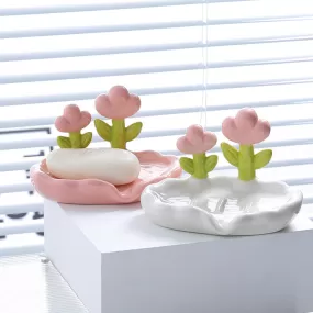 Kawayi  Flower Ceramic Plate - Kimi