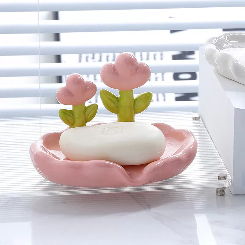 Kawayi  Flower Ceramic Plate - Kimi