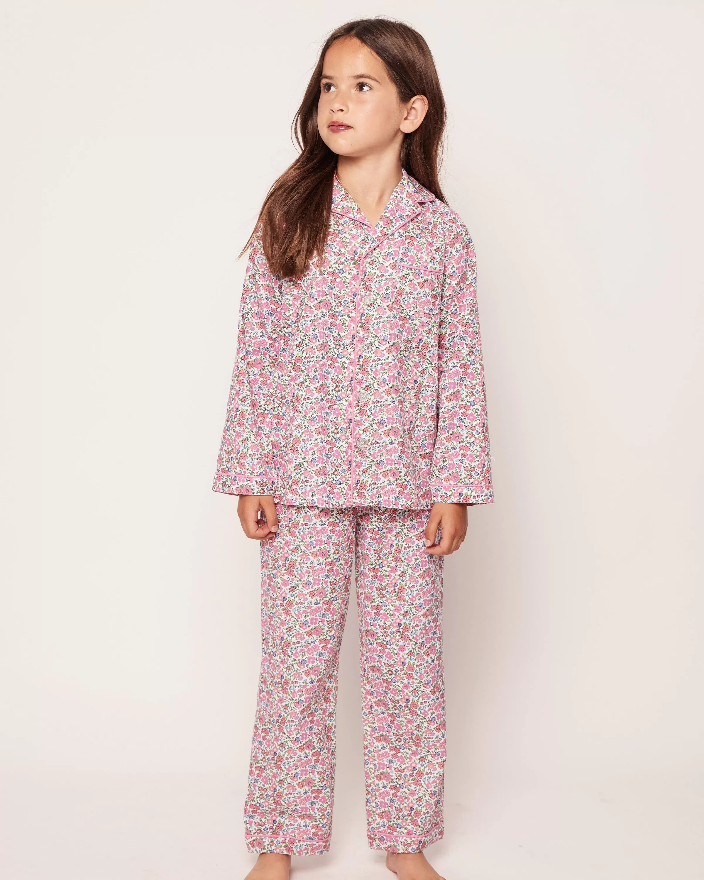 Kid's Twill Pajama Set | Fleurs de Rose