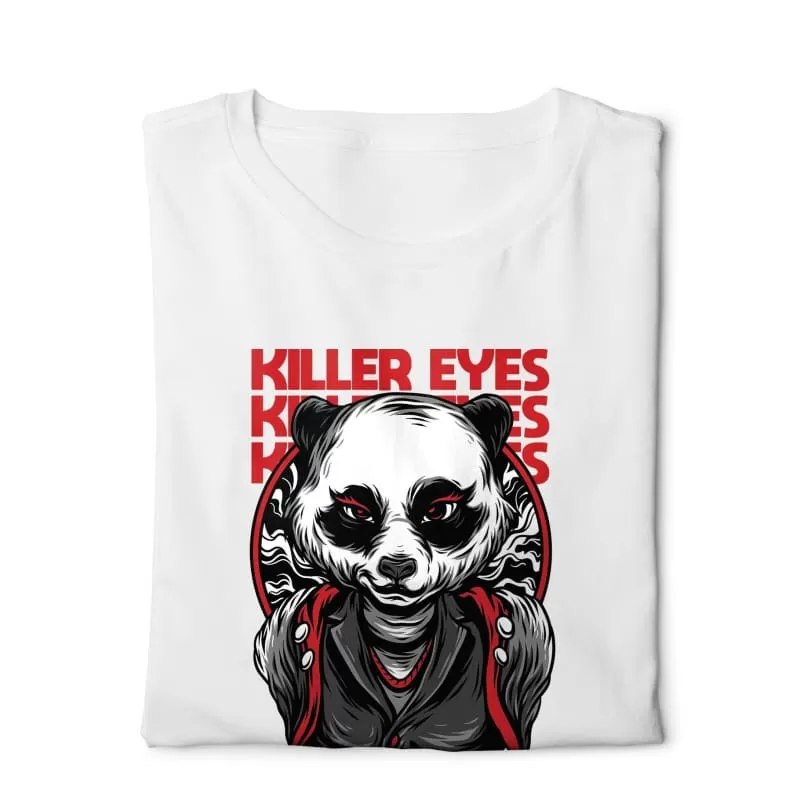 Killer Eyes - Digital Graphics Basic T-shirt White