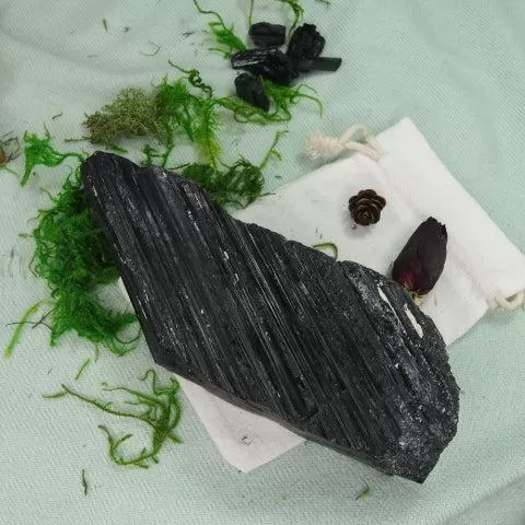 Large Black Tourmaline Specimen ~ Dispels Negative Energy