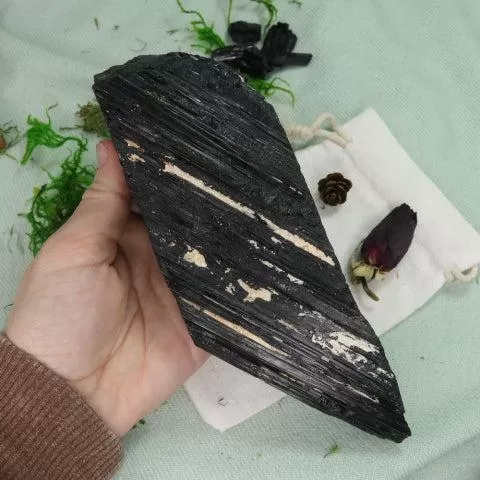 Large Black Tourmaline Specimen ~ Dispels Negative Energy