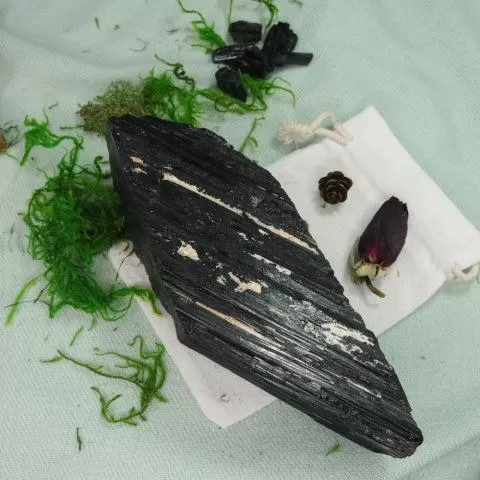 Large Black Tourmaline Specimen ~ Dispels Negative Energy