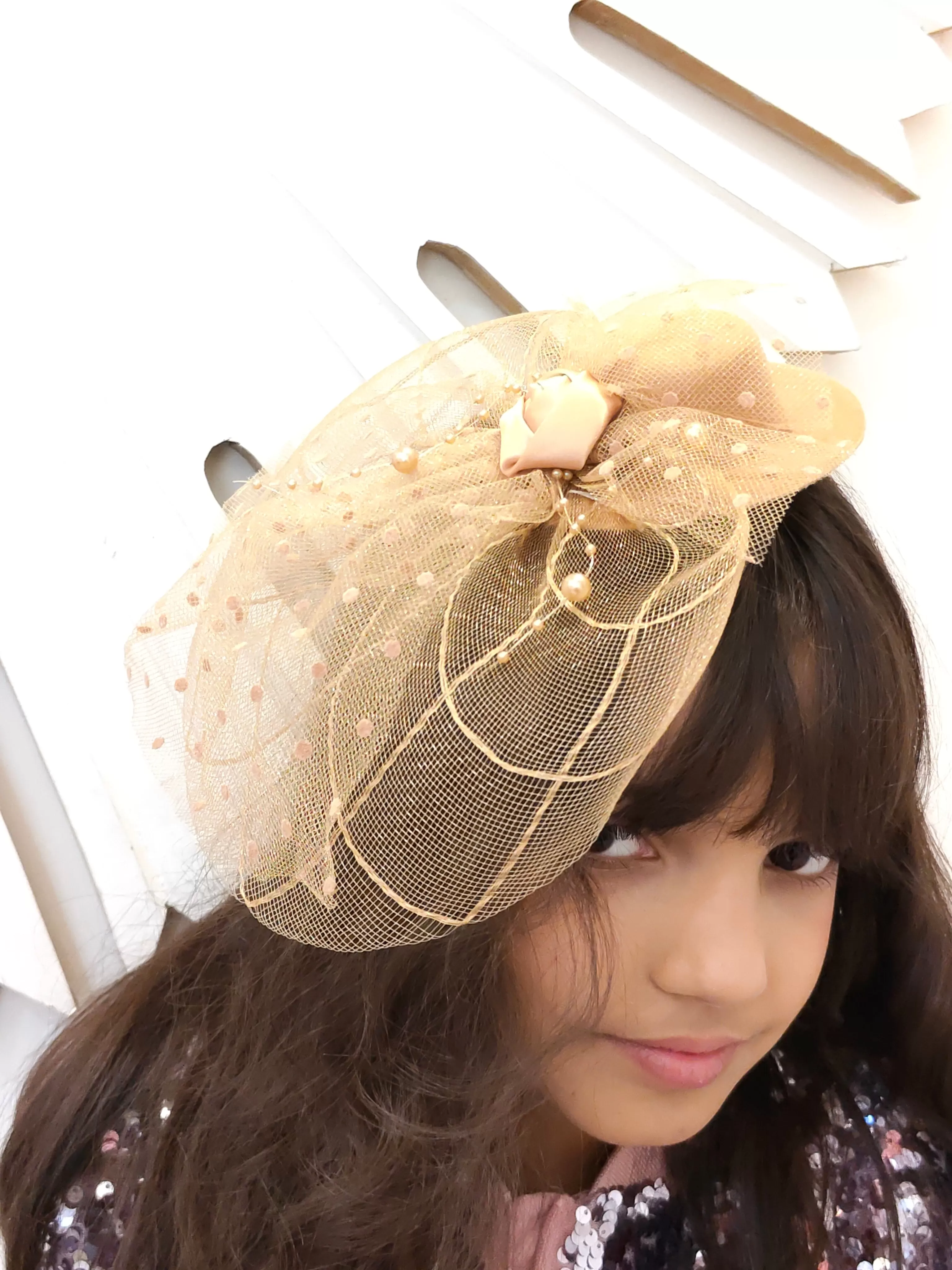 Luxe Golden Fascinator