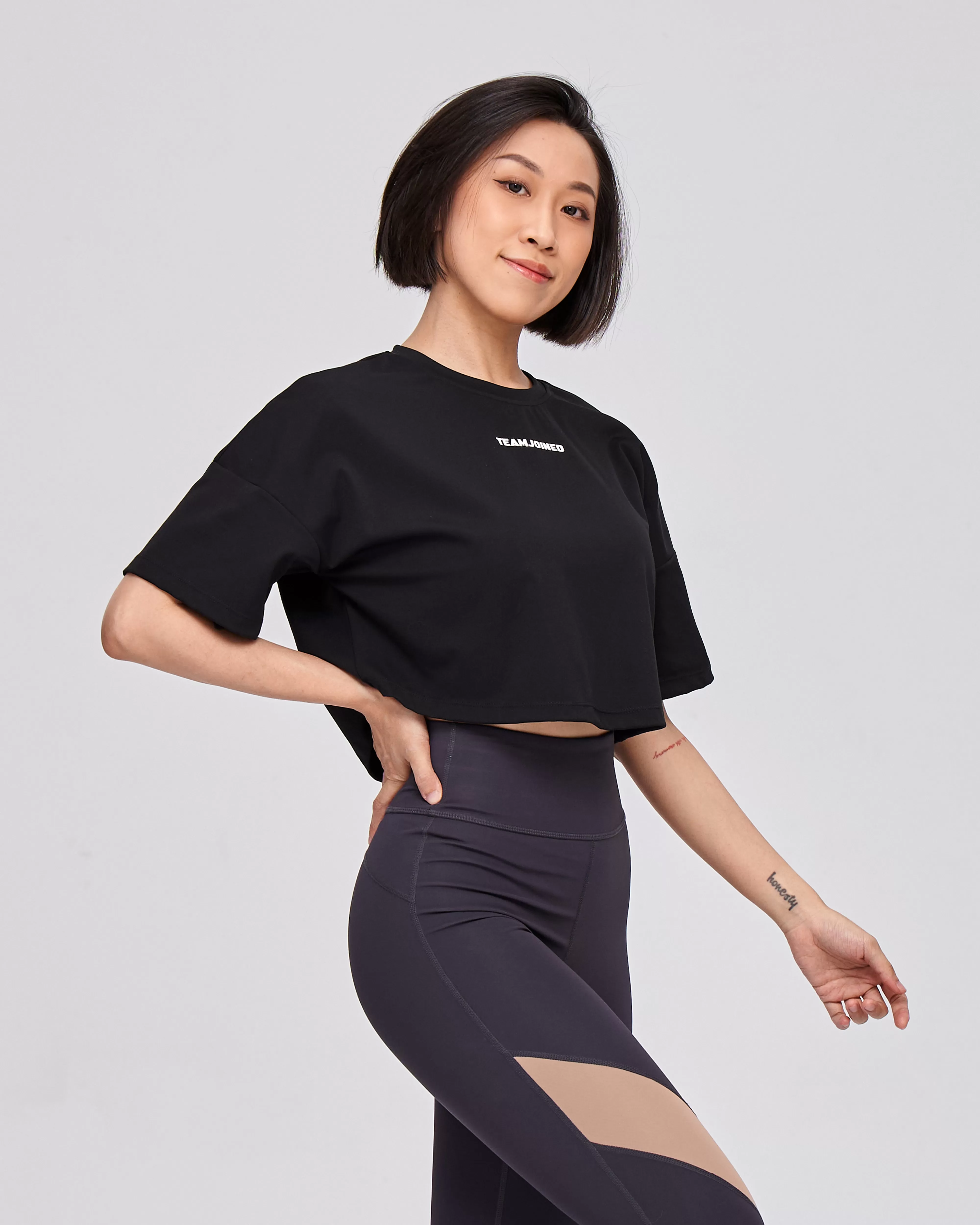 Luxe Oversized Crop Top