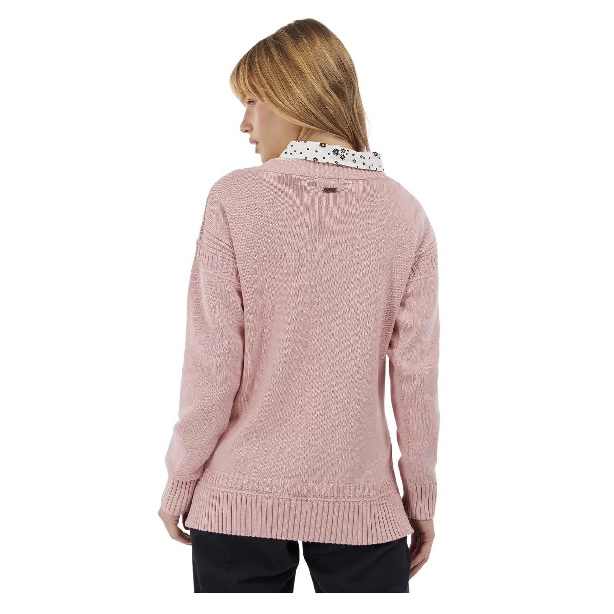 Maglione Donna Barbour Sailboat Rosa