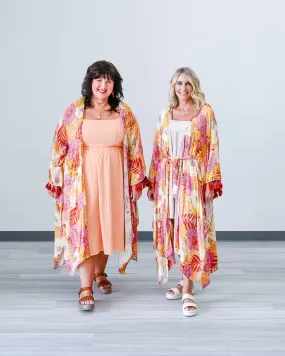 Mango Garden Belted Kimono