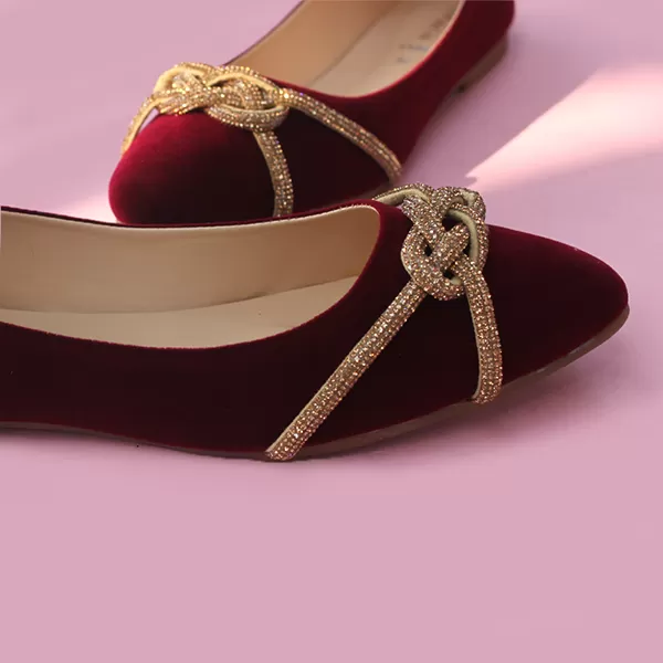 Maroon Pumps for women