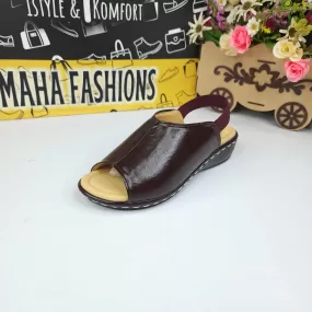 Maroon Women Sandals