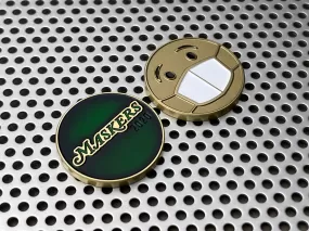 Maskers 2020 Golf Ball Marker by Kingdom Golf