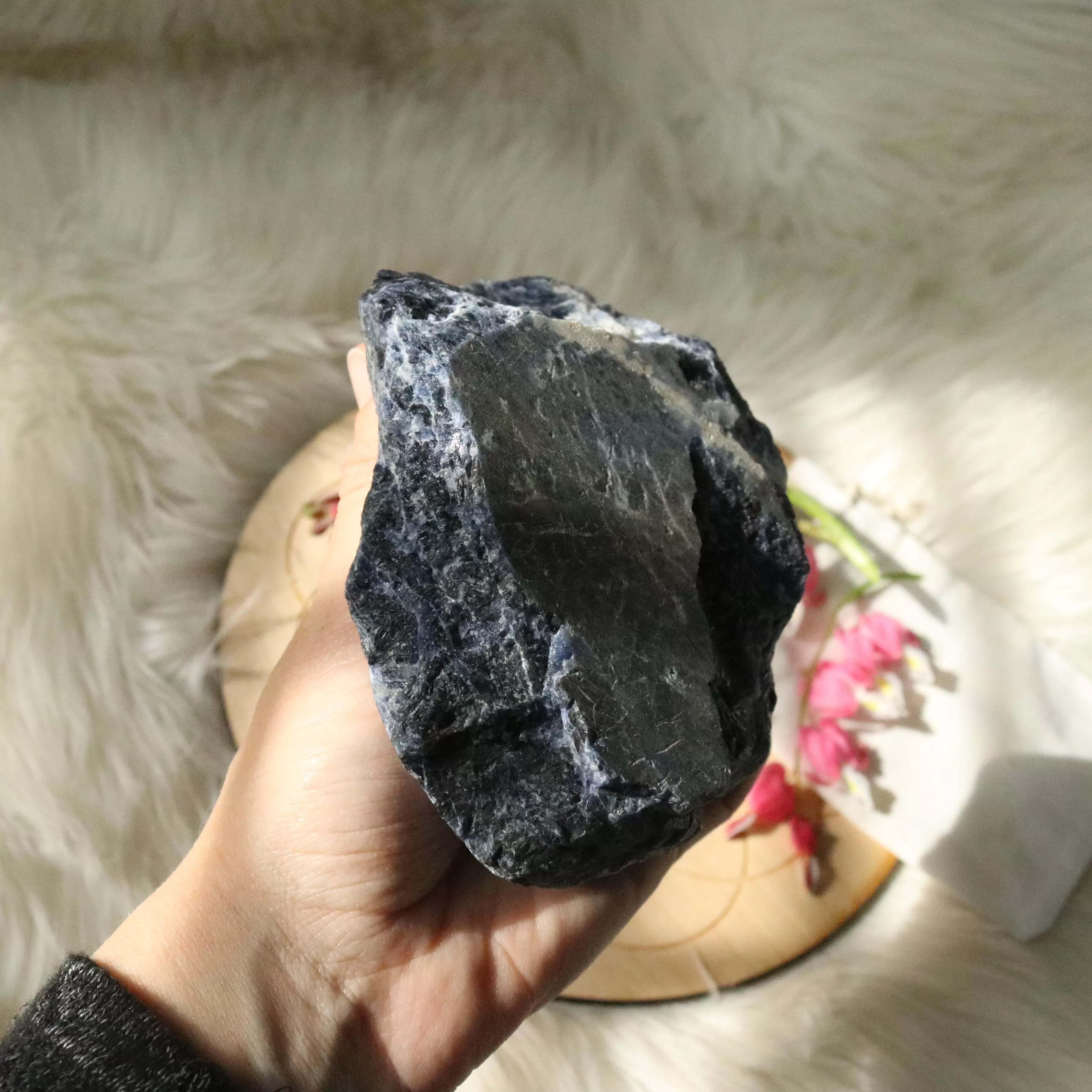 Medium Rough Blue Sodalite Specimen ~ Throat Chakra Activations