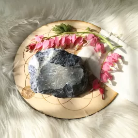 Medium Rough Blue Sodalite Specimen ~ Throat Chakra Activations