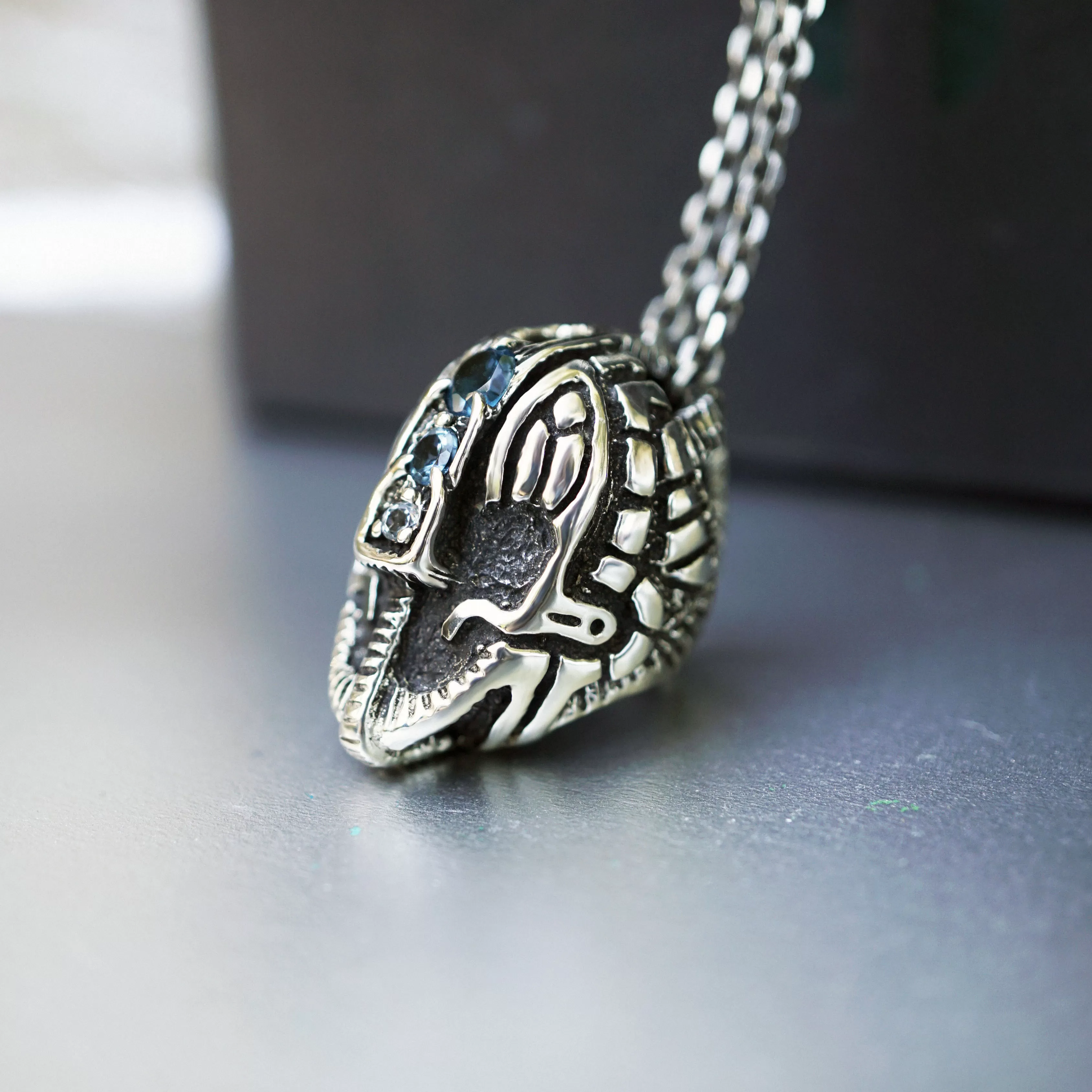 Mens necklace HELMET